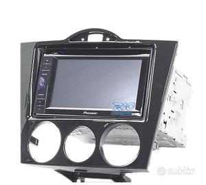 CORNICE NERA LUCIDA RADIO 2-DIN PER MAZDA RX-8 03-
