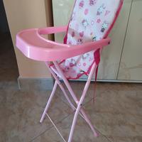 Seggiolone per bambole 