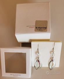 Orecchini argento 925 e vetro Murano