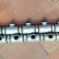 Manicotti raccordi ferro zincato