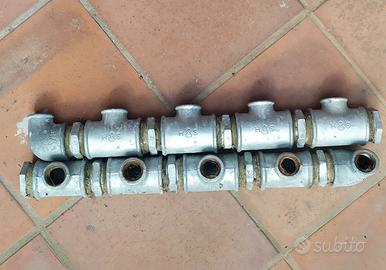 Manicotti raccordi ferro zincato