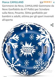 gommone da neve