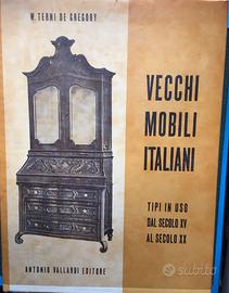 VECCHI MOBILI ITALIANI. Tipi in uso dal secolo XV