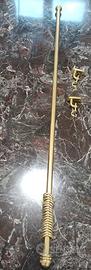 Bastone per Tende in Ottone Lucido