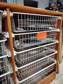 IKEA Cassetti metallici con guide e bulloneria