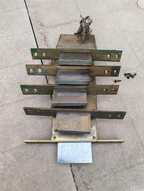 5 serrature SAB a doppia mappa con chiave uguale