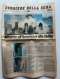 “11 SETTEMBRE 2001” - CORRIERE DELLA SERA