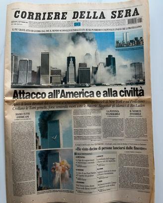 “11 SETTEMBRE 2001” - CORRIERE DELLA SERA