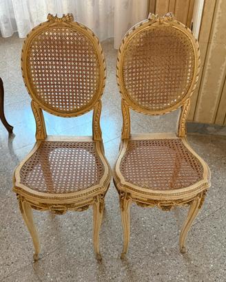 Coppia di sedie antiche arredo casa