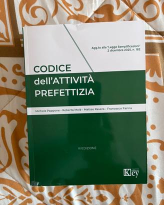 Codice dell’attività prefettizia 2026 - Key Ed.