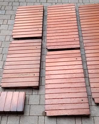Pannelli decorativi esterni legno di casetta, 6 pz