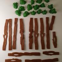 set giardino dei puffi