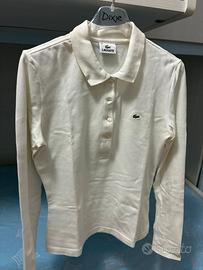Polo Lacoste donna manica lunga