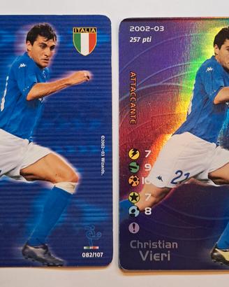 Card FC 2002-03 Italia Vieri rara Foil +Vieri rara