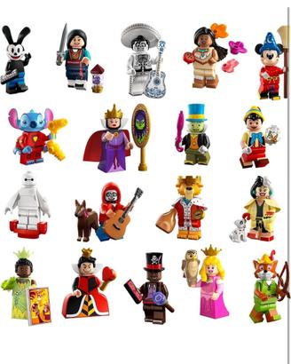 set completo Disney 100 / serie 71038 da 18
