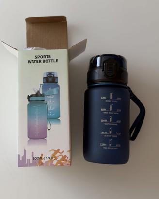 Borraccia 500 ml gradutata con beccucio e tappo