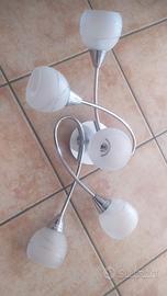 lampada soffitto 5 lumi