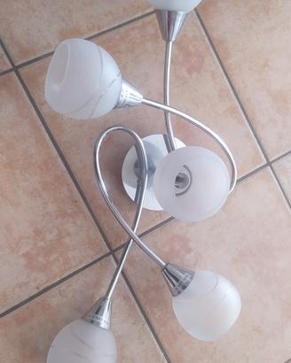 lampada soffitto 5 lumi