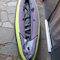 Kayak canoa Itiwit 2 posti con pagaie 