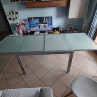 Tavolo in vetro temperato Bontempi