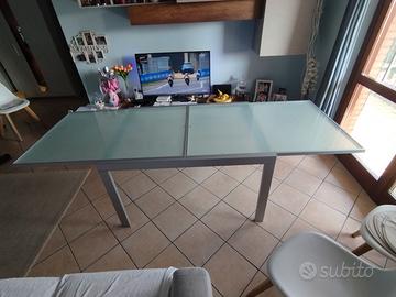 Tavolo in vetro temperato Bontempi