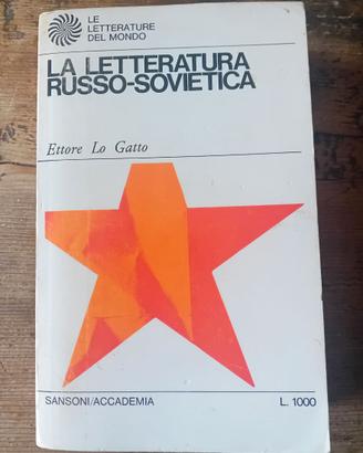 La letteratura russo - sovietica - Sansoni (1968)