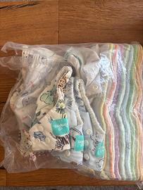 Pannolini lavabili culla di teby e Pampers