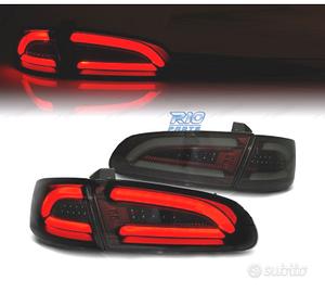 FANALI A LED BAR SEAT IBIZA 6L 02-08 ROSSO AFFUMIC