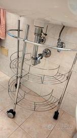 carrello sotto lavandino x bagno 