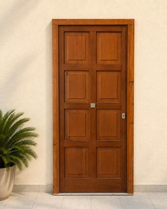 portoncino in legno massello -cagliari 