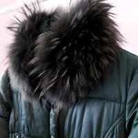 giacca donna piumino cappotto vera pelliccia volpe