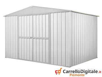 Capanno box esterno lamiera 360x175 110 kg bianco