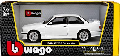 Bburago BMW M3 E30 1988 1:24 Bianca