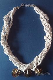 Collana torchon uncinetto 