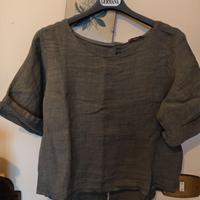 Camicia in lino puro da donna