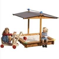 Sabbiera Michey Gaspo in legno con tetto