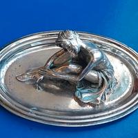 Scultura Decorativa in Bilaminato d'Argento