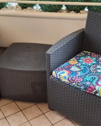 Set poltrone e tavolino