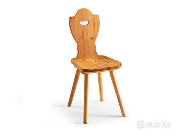Sedia pino massiccio tirolese ristorante