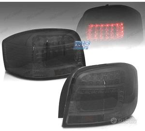 FANALI PER AUDI A3 8P 03-08 LED CRISTALLO SCURO