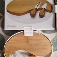 Tagliere in porcellana e Bamboo Brandani