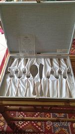 Servizio Di Posate Da Dessert Per 12 Inox e Oro Go
