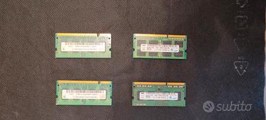 ram sodimm udimm sdram vari tagli