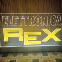 insegna luminosa rex