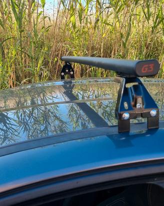 Barre portatutto acciaio + kit accessori