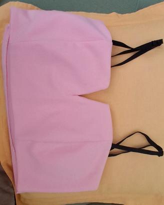 top con spallini neri/ top viscosa/maglietta