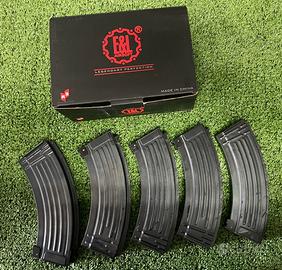 Caricatori monofilarimetallo 120bb Ak-47 softair