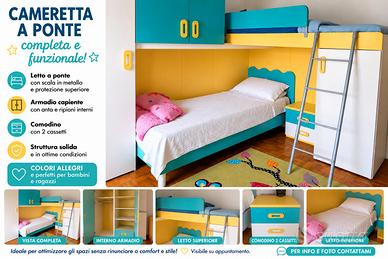 Cameretta a ponte con letto Inferiore e superiore