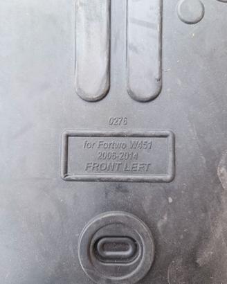 Tappetini Anteriori in gomma per Smart ForTwo MHD