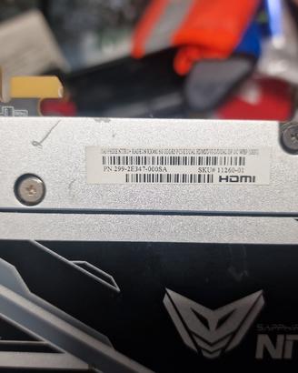 Sapphire Nitro+ Radeon RX 480 8GB GDDR5 Scheda Vid